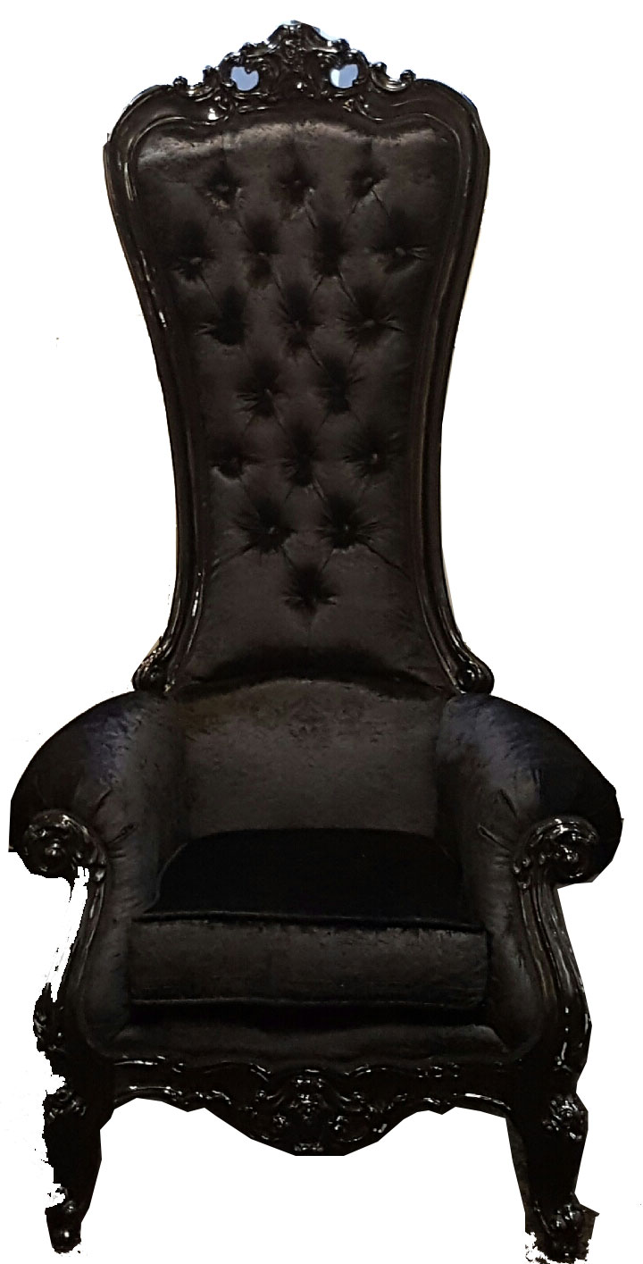 Throne_Black Resnick's Rentals